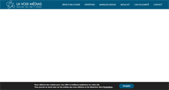 Desktop Screenshot of lavoixmedias.fr